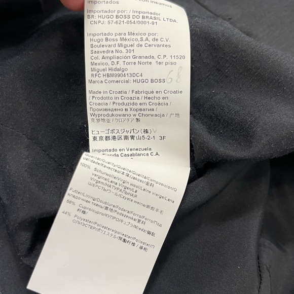 HUGO BOSS DOBINA Virgin Wool Shift Dress Belt Career Work Office Business 36 XS - Picture 12 of 16